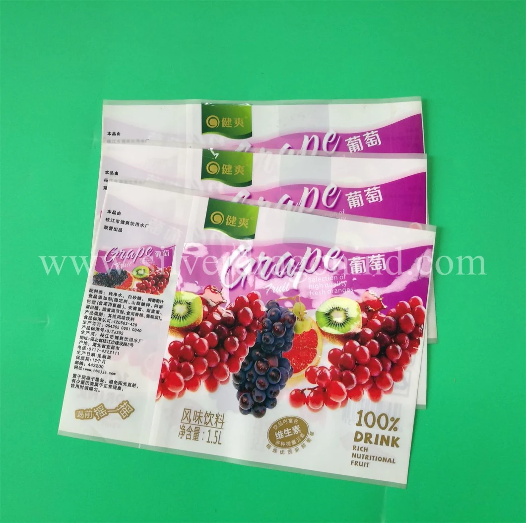 Customize Printed Pet Shrink Band for Bottle Label