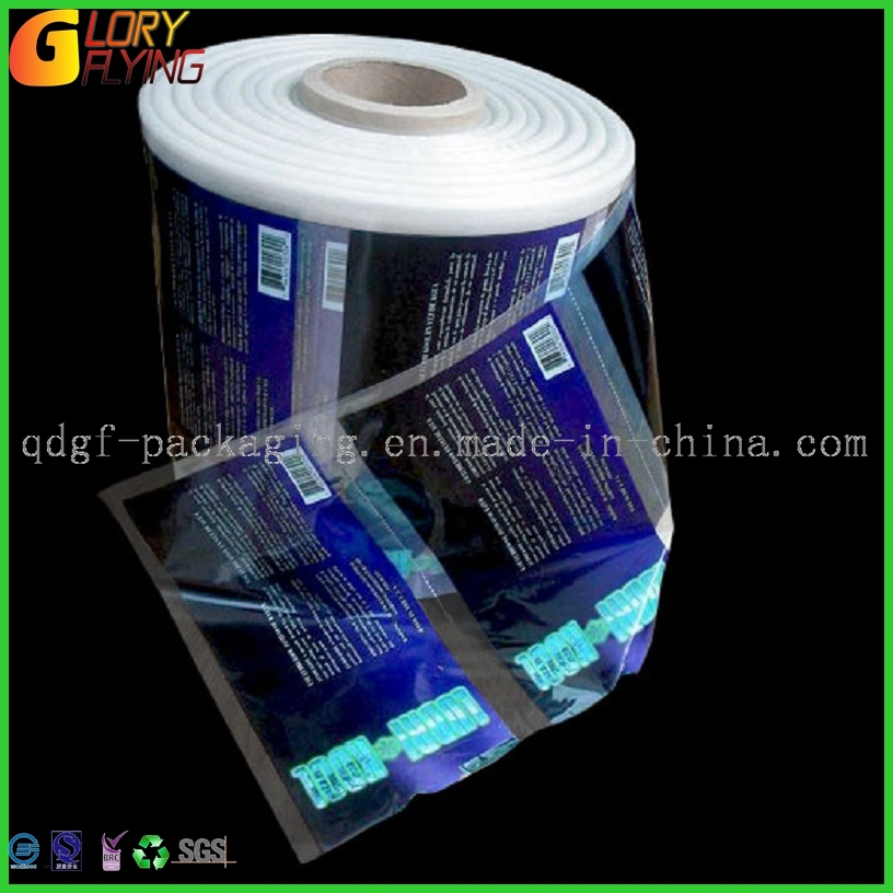 PVC PETG POF Heat Shrink Film Wraps Plastic Packaging Sleeve for Water Juice and Shrinkable Tubing Labels on Roll